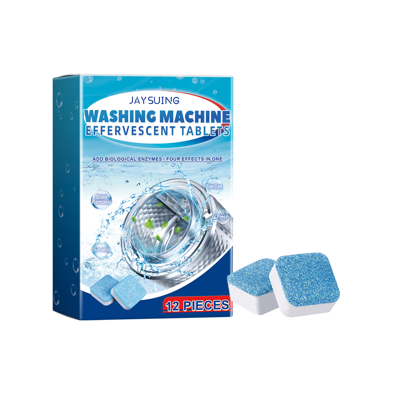 Jaysuing Washing Machine Cleaner Cleaning And Effervescent Tablet For Household Automatic Washing Machine Cleaning Drum_voghion.com