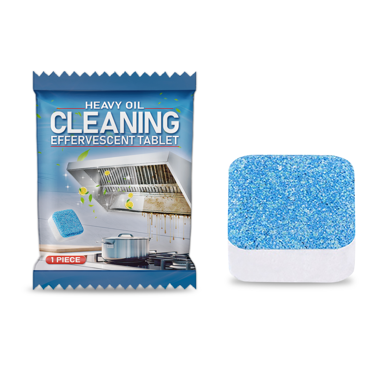 Jakehoe Powerful Kitchen Degreasing Effervescent Tablets - Fast Dissolving, Say Goodbye to Greasy Troubles