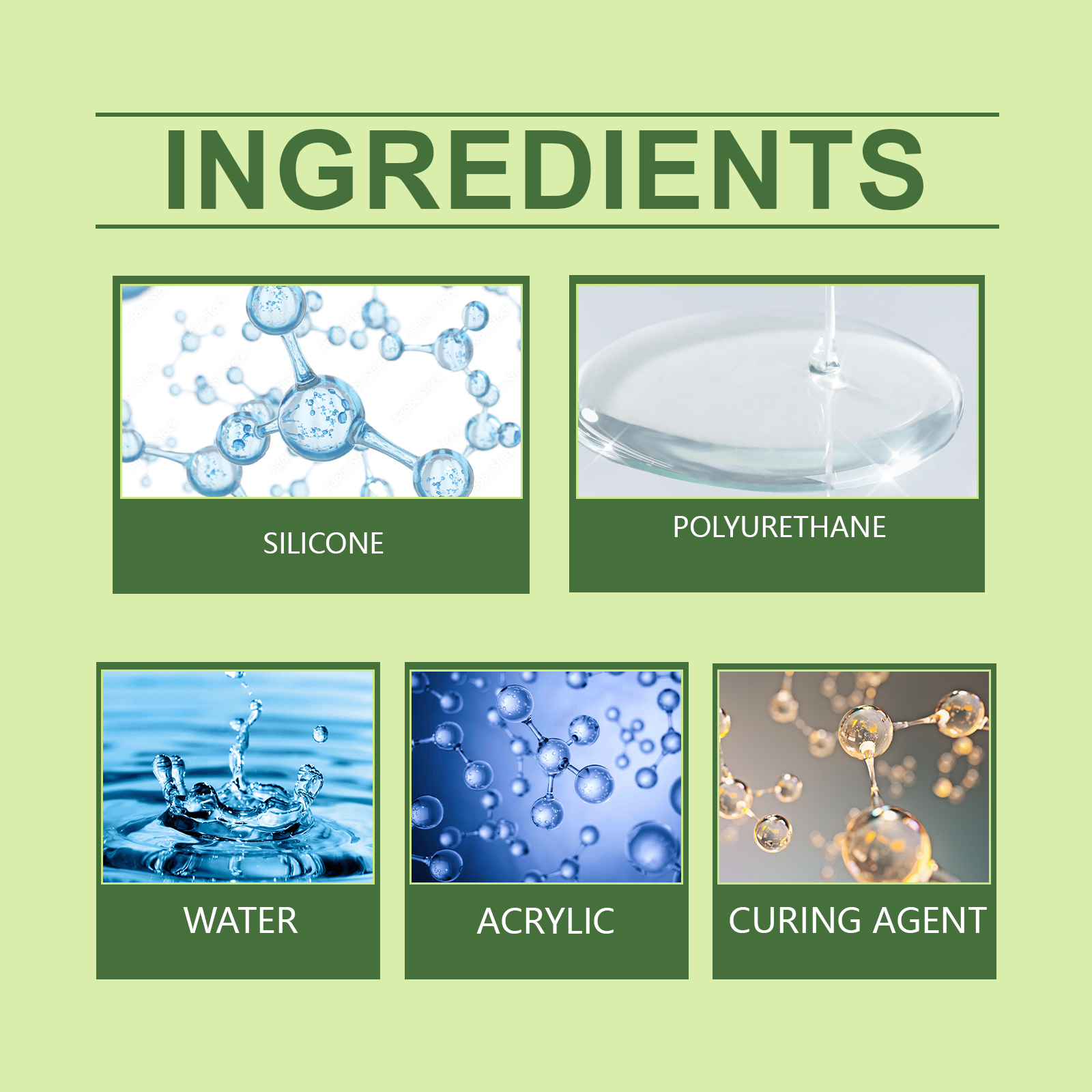 jakehoe Универсальный водостойкий герметик - Ремонт дома, герметизация швов, долговечный и износостойкий