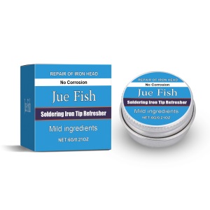 Jue-Fish Soldering Iron Tip Cleaner - Fast Oxidation Removal, Extends Tip Life