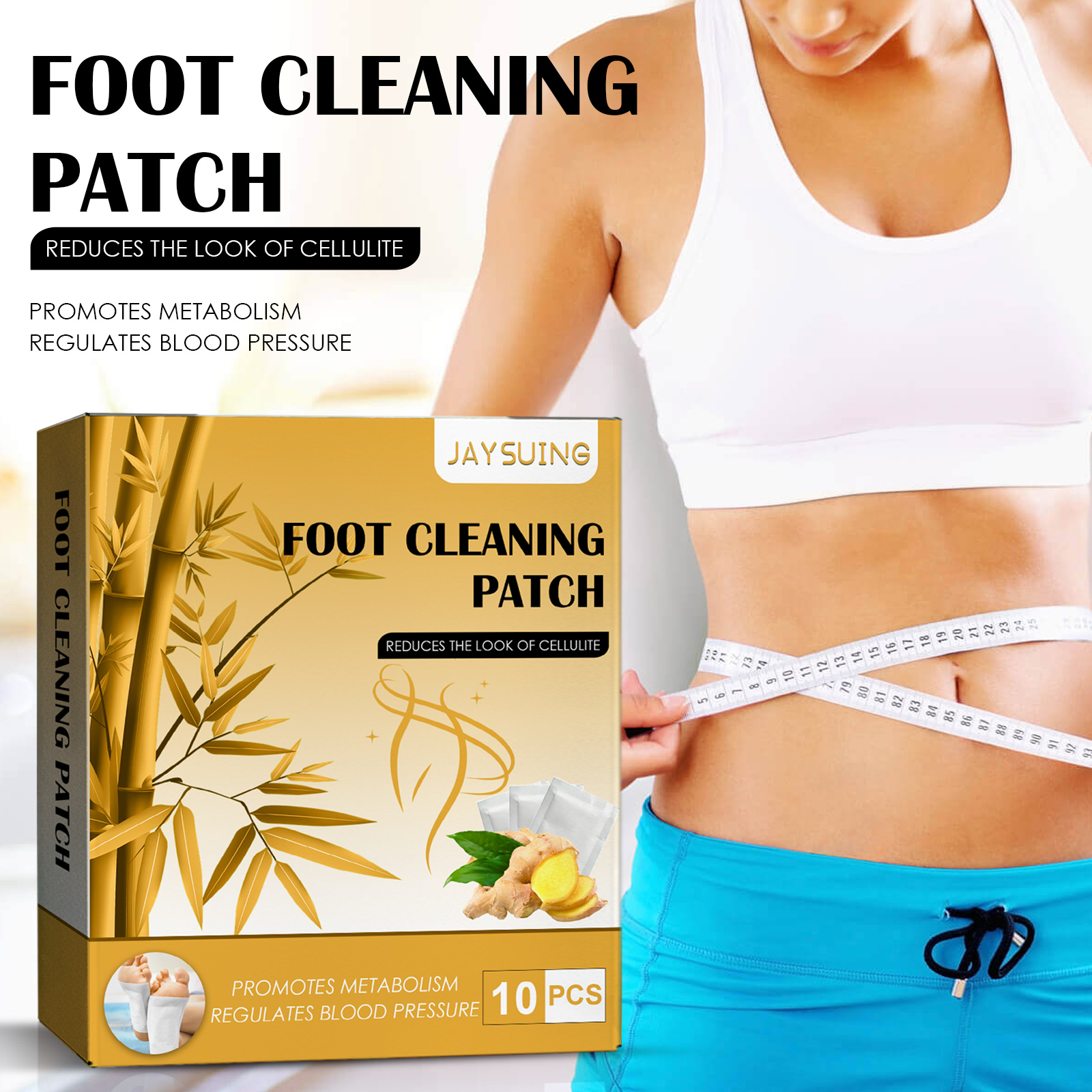jaysuing-ginger-body-shaping-foot-patch-body-dehumidification-firming-slimming-massage-patch