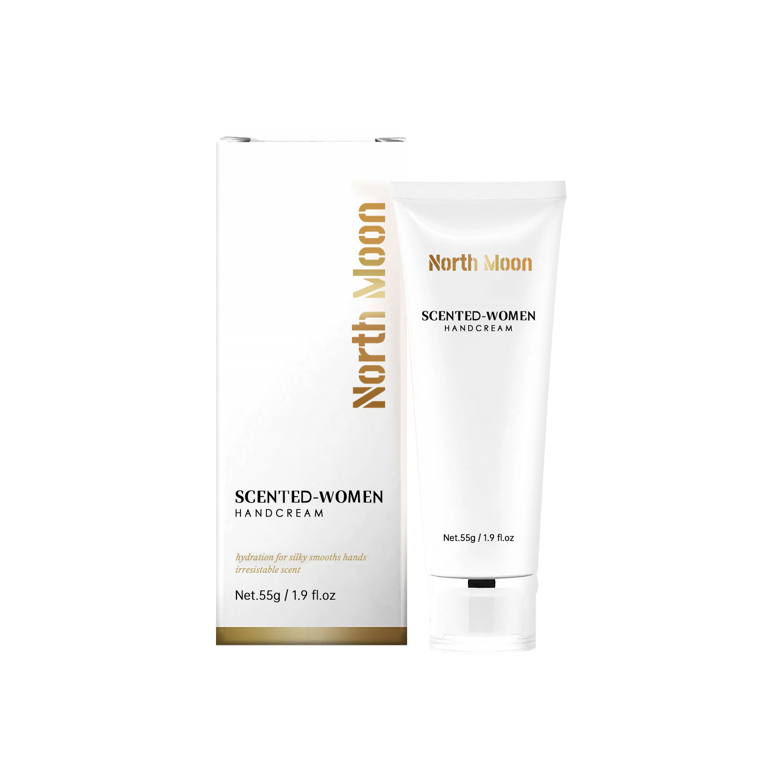 North Moon Scented Women Hand Cream, Moisturizing Skin Dead Skin Repair Dry Crack Tender Smooth Skin Hand Cream_voghion.com