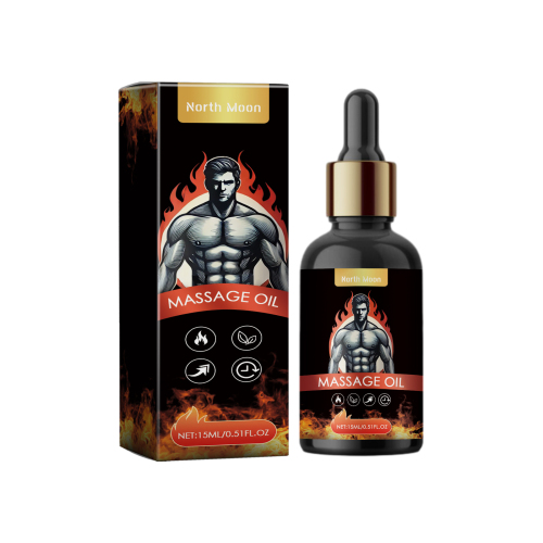 North Moon 男士按摩油 男士身体保湿滋润皮肤外用身体护理按摩油