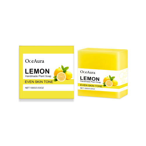 OceAura 柠檬手工精油皂 温和清洁肌肤去角质粗糙清爽留香沐浴皂