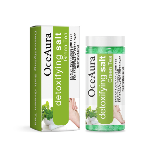 OceAura 绿茶味足浴盐 温和清洁足部滋养舒缓柔软肌肤保湿泡脚盐
