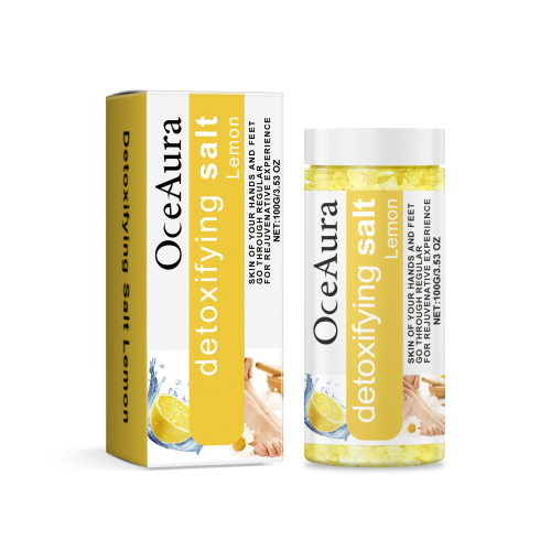 OceAura 柠檬味浴足盐 温和清洁足部滋养舒缓柔软肌肤保湿泡脚盐