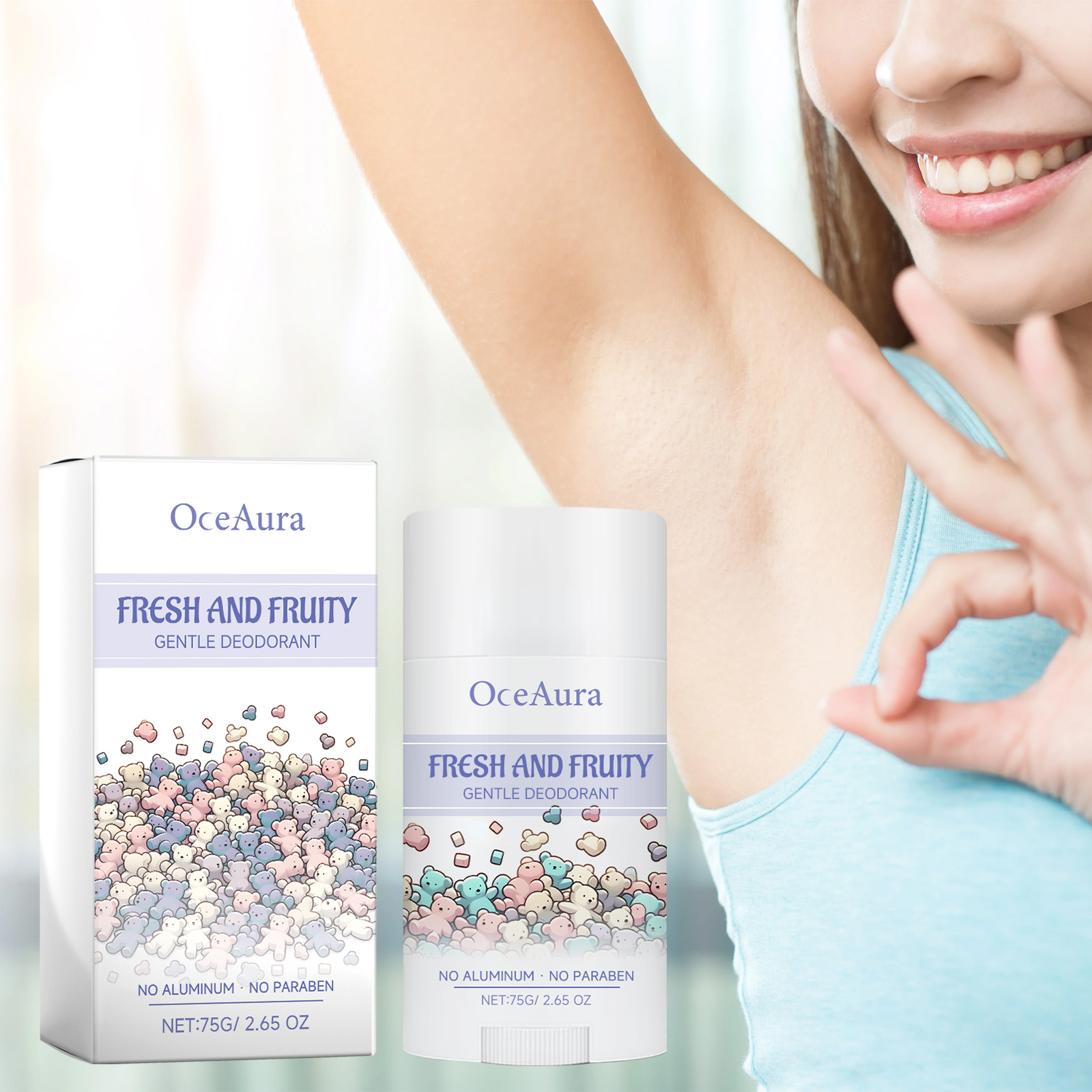 OceAura Natural Deodorant Stick For Men & Women – Aluminum-Free, Long-Lasting, Fresh Scent​_voghion.com