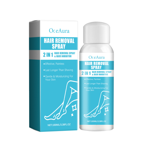 OceAura 脱毛喷雾 清爽滋润轻柔光滑手毛腿毛肌肤温和配方脱毛喷雾