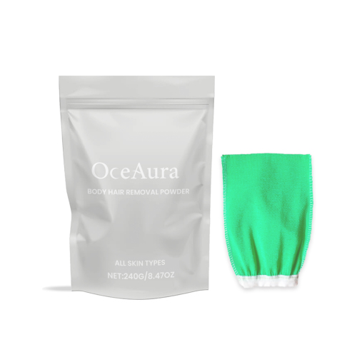 OceAura 身体脱毛粉 全身腋毛腿部手臂干爽温和清洁肌肤脱毛粉