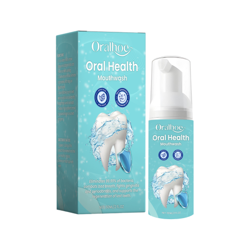 Oralhoe 牙齿清洁慕斯 牙齿清洁护理漱口水清新口腔光泽温和洁牙