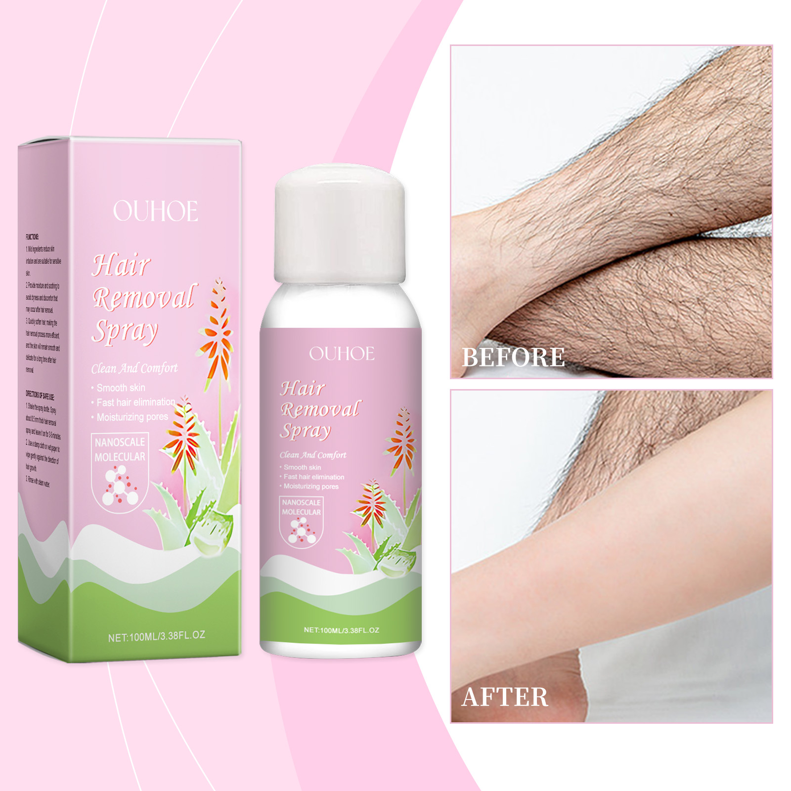 ouhoe-gentle-hair-removal-mousse-spray-leg-hair-armpit-hair-body-smooth-skin-cleansing-mousse-skin-spray