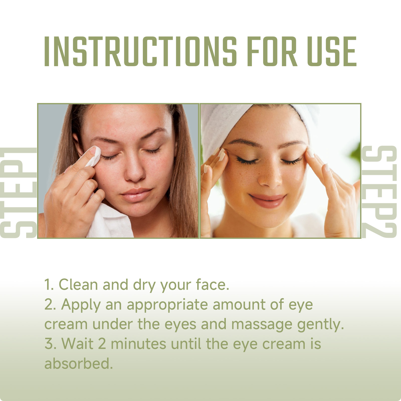 OUHOE Rapid Firming Serum, Moisturizing Eye Firming Anti-Wrinkle Dark Circles Fade Fine Lines And Wrinkles Massage Treatment_voghion.com