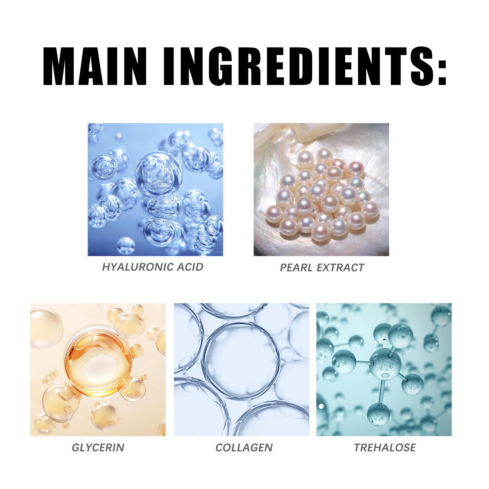 OUHOE Marine Collagen Eye Mask, Moisturizing And Desalting Eye Bags Firming Skin Around Eyes Lifting Patch_voghion.com