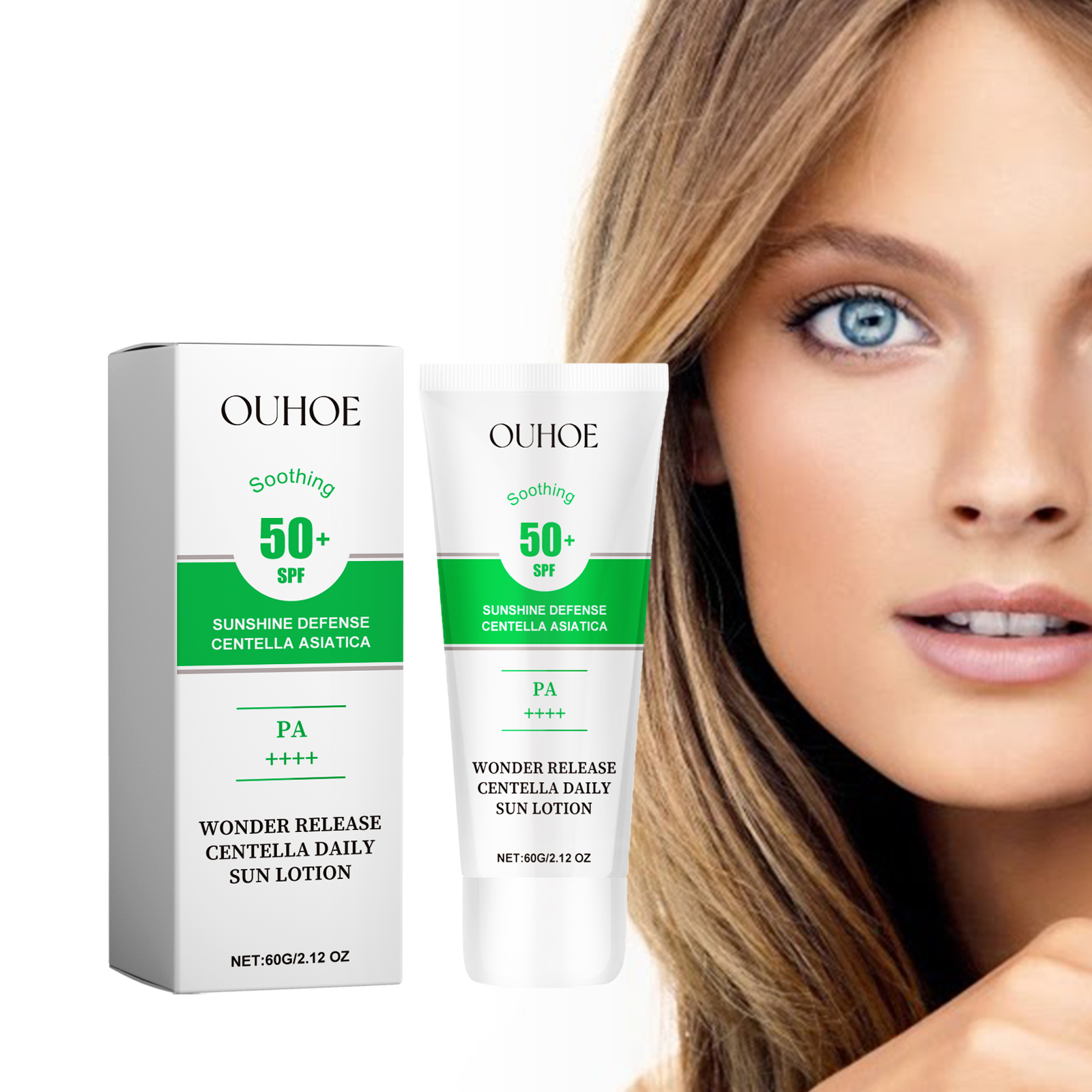 ouhoe-wonder-release-centella-daily-sun-lotion-summer-protective-hydrating-mild-isolation-protective-cream