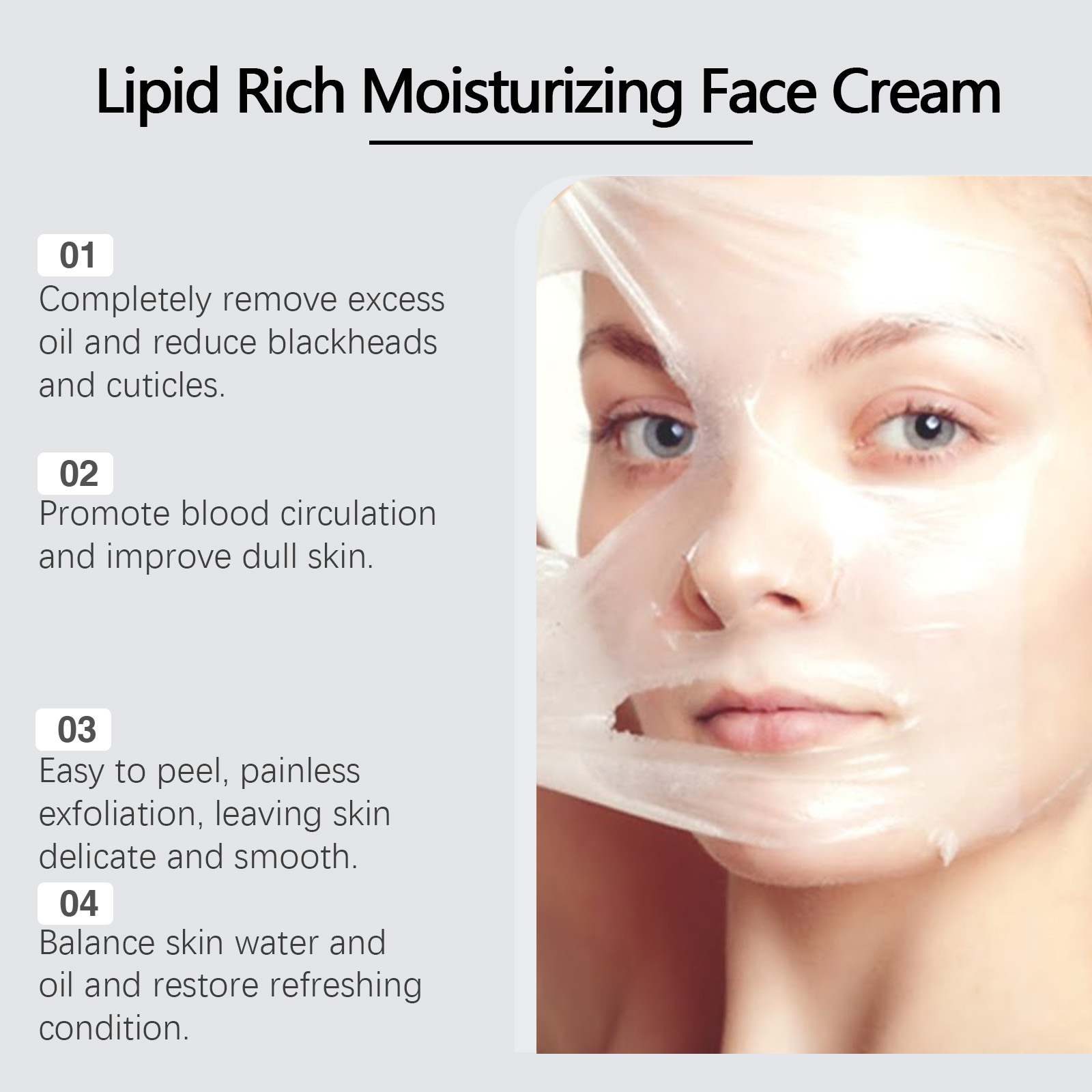 OUHOE Collagen Tear Mask Hydrates, Moisturizes, Exfoliates, Brighens, Brighens And Gently Moisturizes Skin_voghion.com