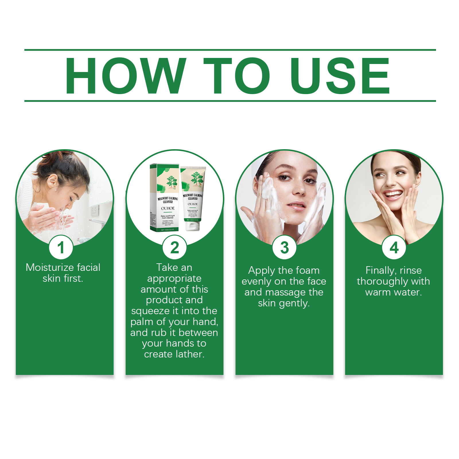 ouhoe-mugwort-calming-cleanser-hydrating-and-moisturizing-deep-clear-pores-balance-oil-moisturizing-cleanser