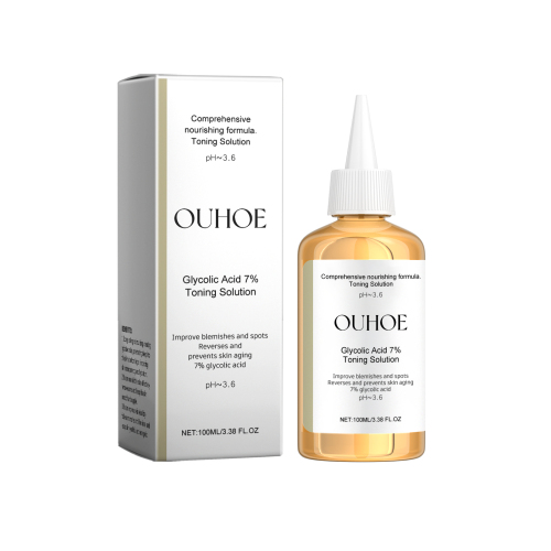 OUHOE 乙醇酸7%滋润爽肤水，去闭口粉刺改善肌肤状态嫩肤爽肤精华