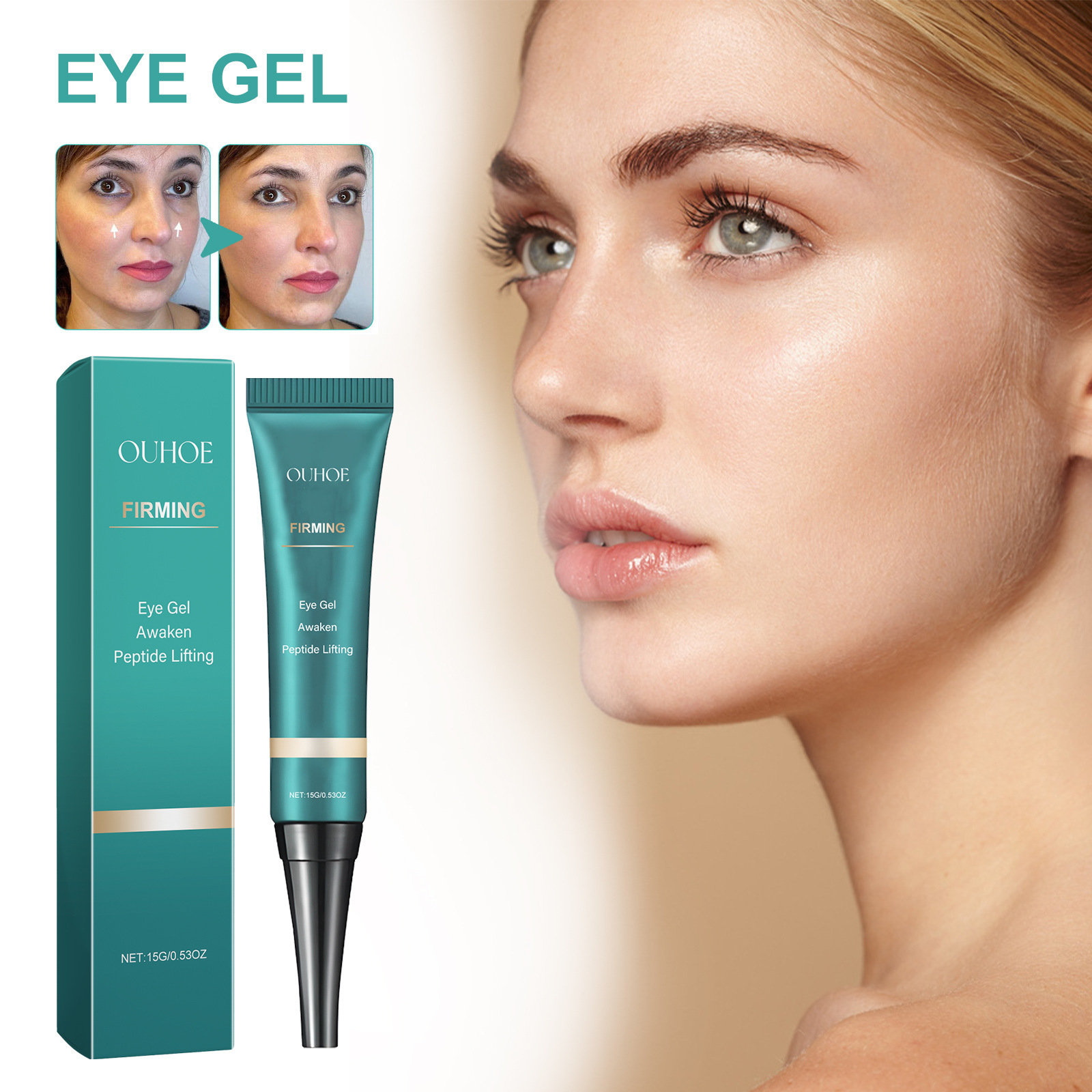 OUHOE Eye Gel, Tyra Fade Eye Fine Lines Eye Pouch Black Rim Of The Eye It Moisturizes The Eyes_voghion.com