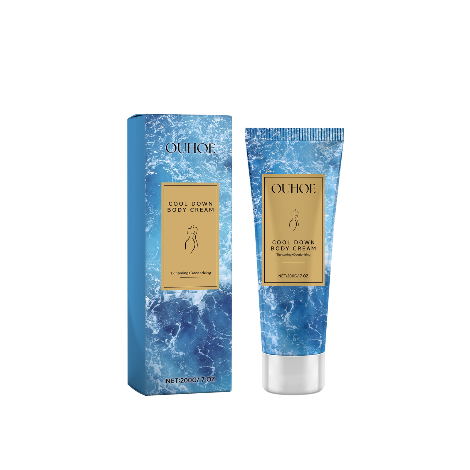 OUHOE Cool Down Body Cream, Improve Dry Hydrating And Moisturizing Deep Moisturizer To Relieve Post-Sun Burn Moisturizer_voghion.com