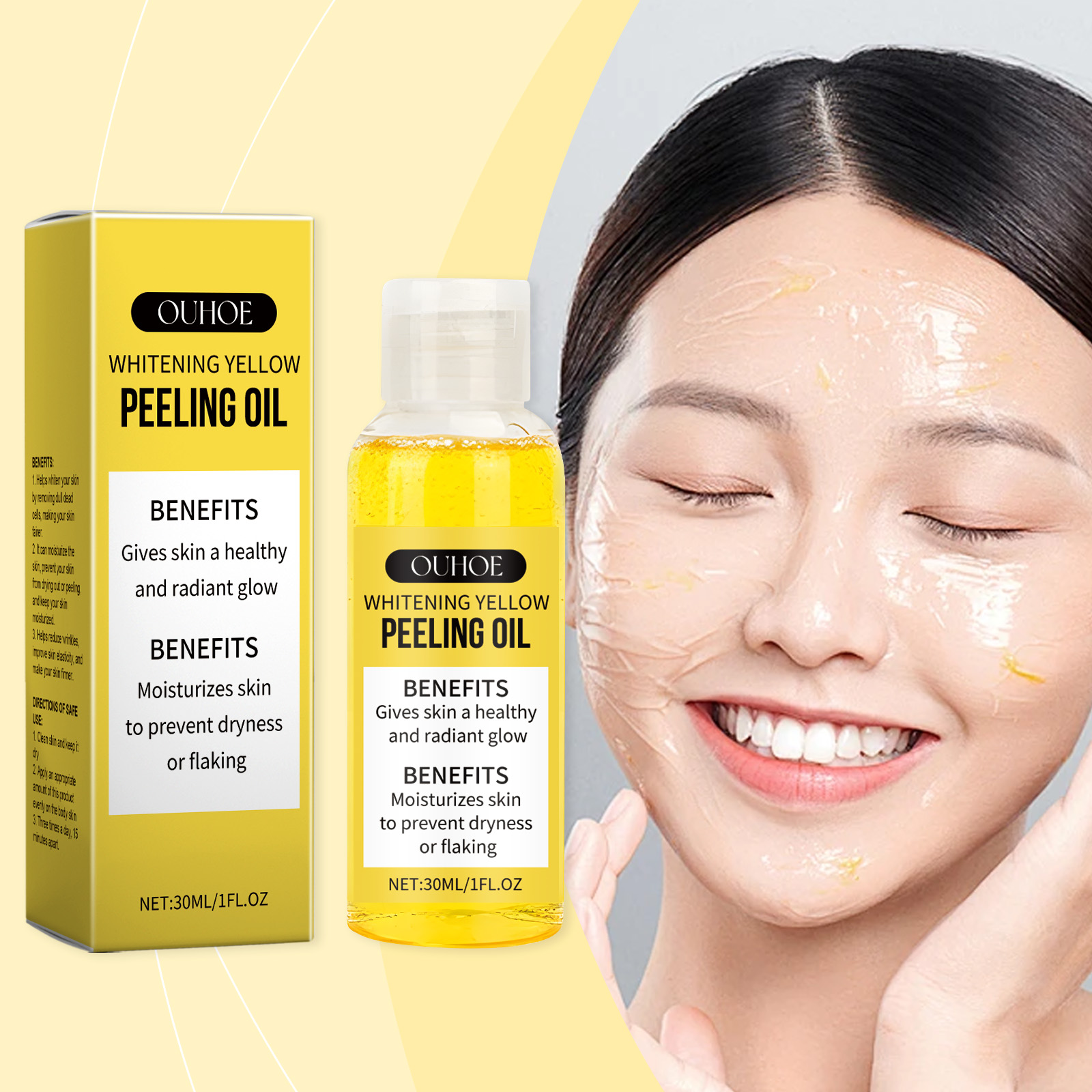 OUHOE Skin Care Oil Deeply Hydrates, Moisturizes, Nourishes And Even Improves Skin Tone Gently Brightens Skin Care Oil_voghion.com