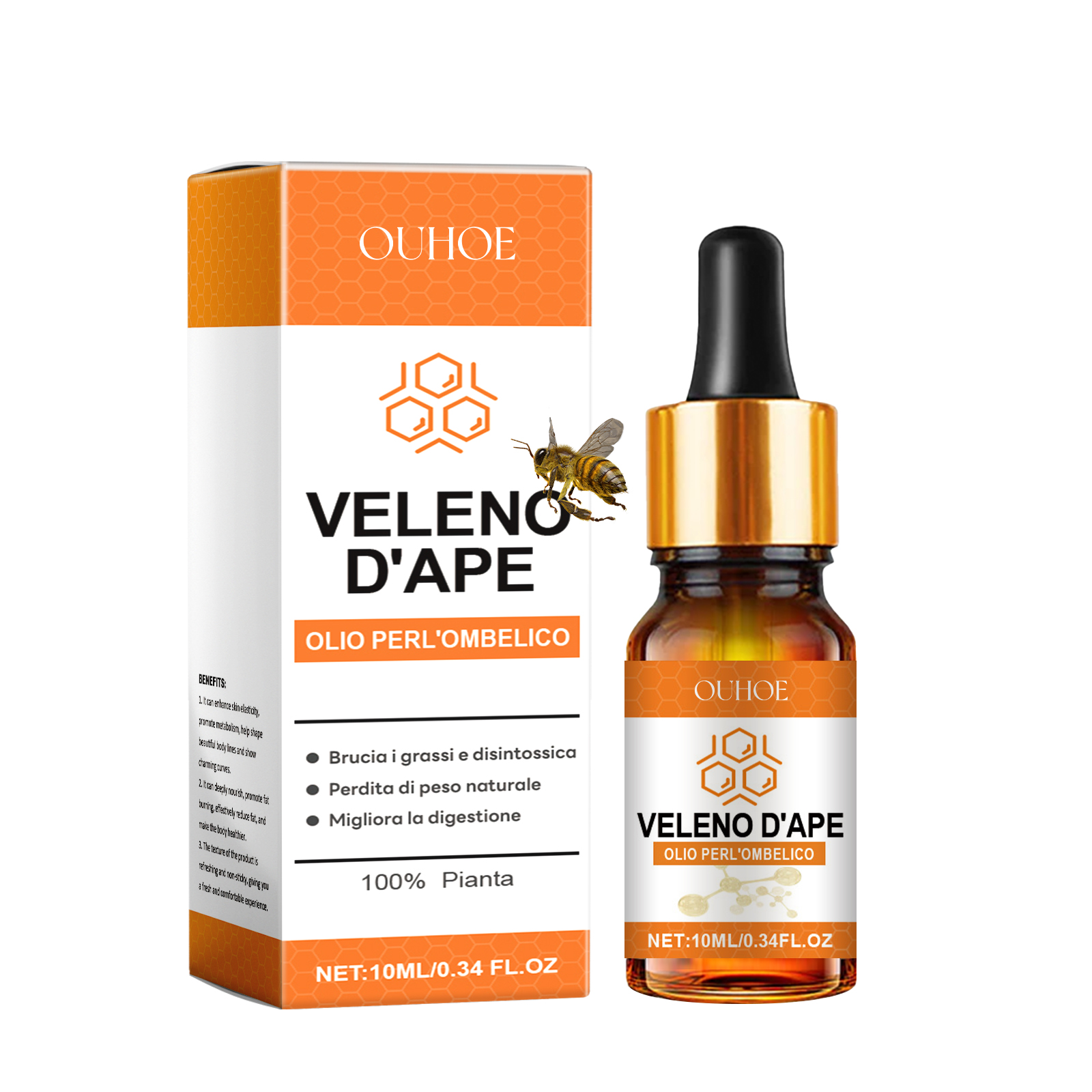 OUHOE Slimming & Firming Body Oil: Burn Fat, Reduce Cellulite, Sculpt Your Curves