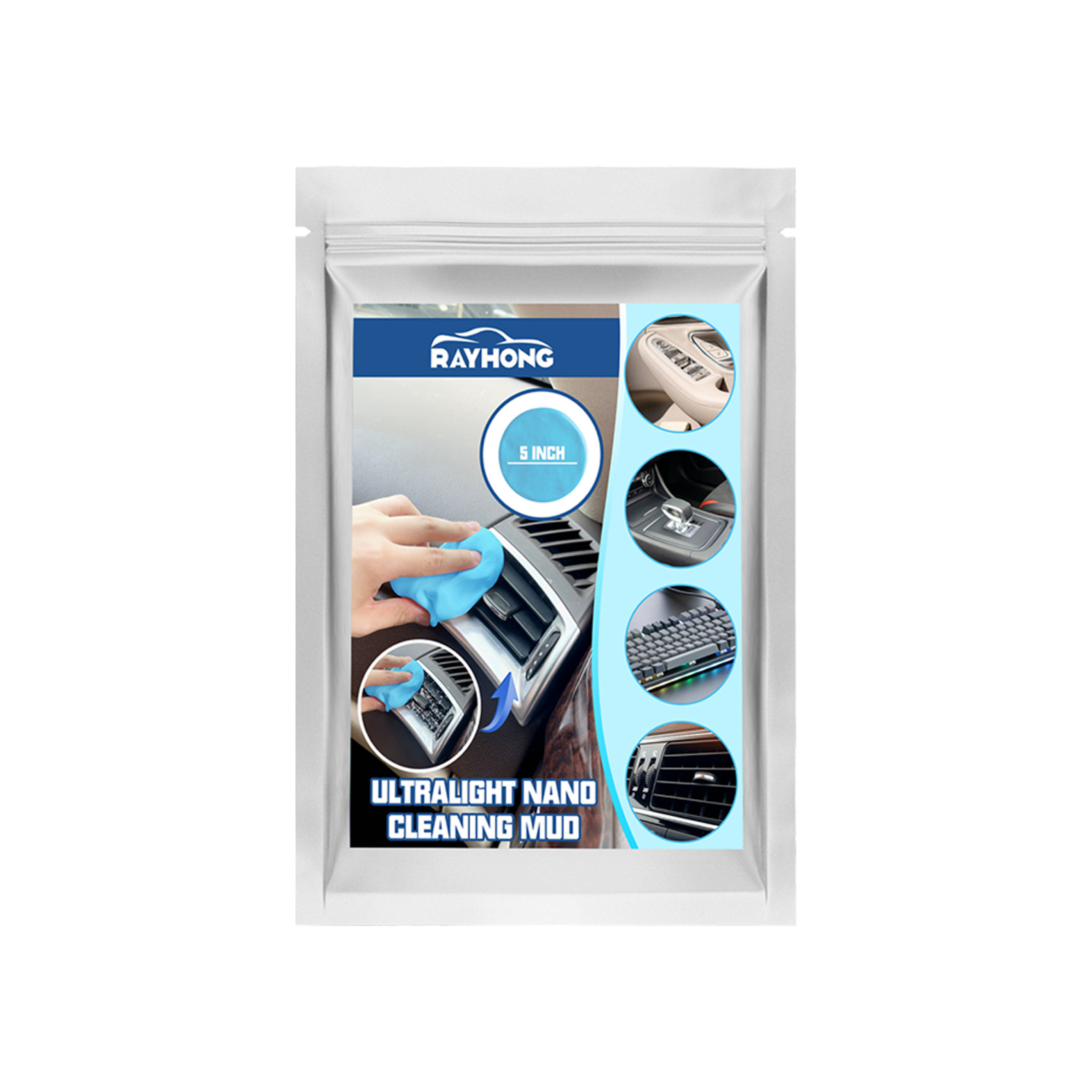 Rayhong Car Cleaning Gel: Effectively Lifts Dust & Grime for a Spotless Interior