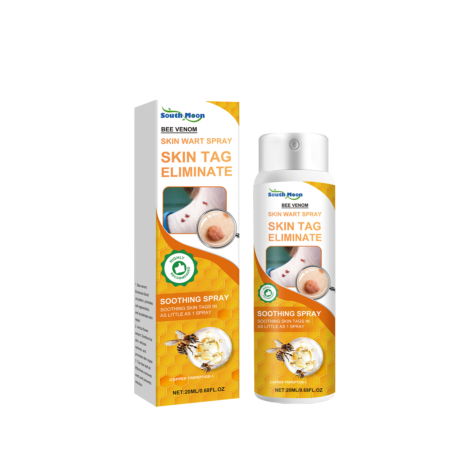 South Moon Bee Venom Wart Removal Spray: Gentle Repair for Smooth, Flawless Skin