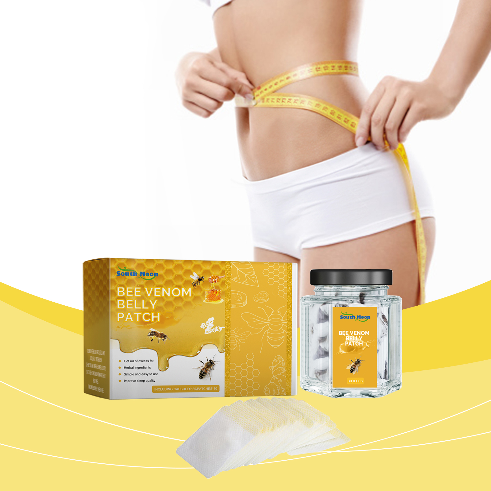 south-moon-bee-venom-body-sculpting-stick-slimming-body-sculpting-navel-stick-tummy-tucking-body-curves-firming-skin