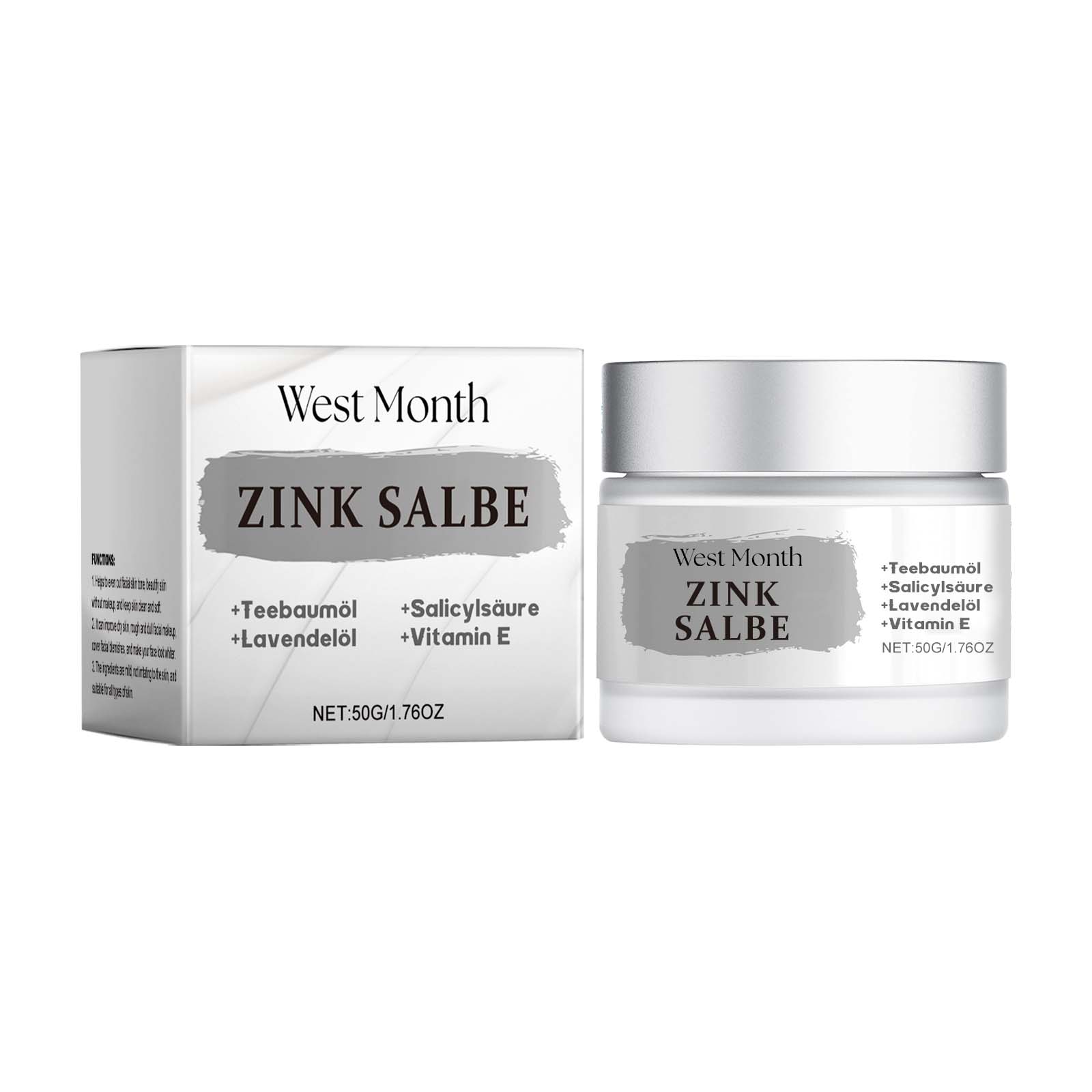 West&Month 净痘霜 清爽控油修护青春痘粉刺温和舒缓闭口面霜