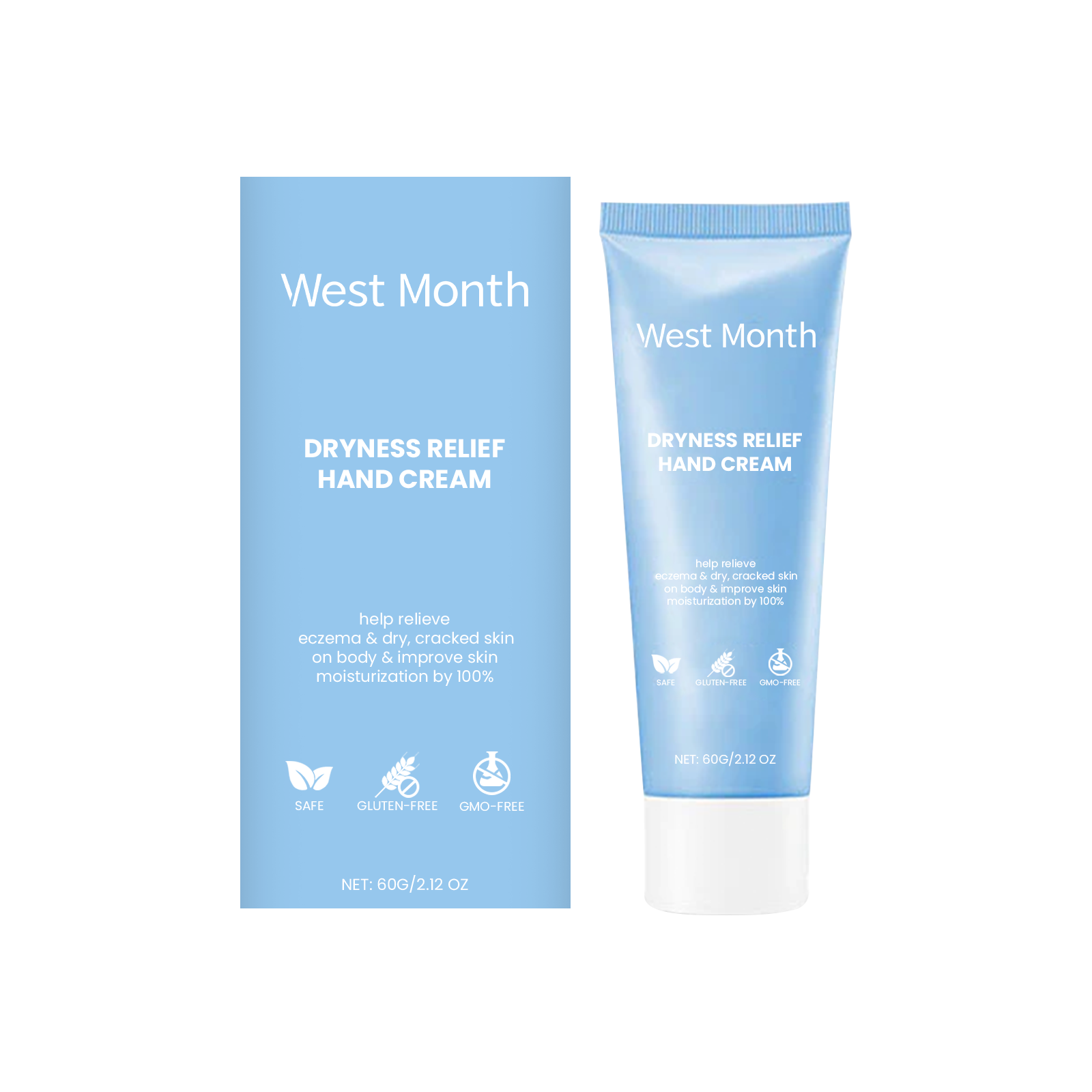 West&Month 干燥舒缓护手霜 滋润保湿补水防干燥软化皮肤舒缓肌肤