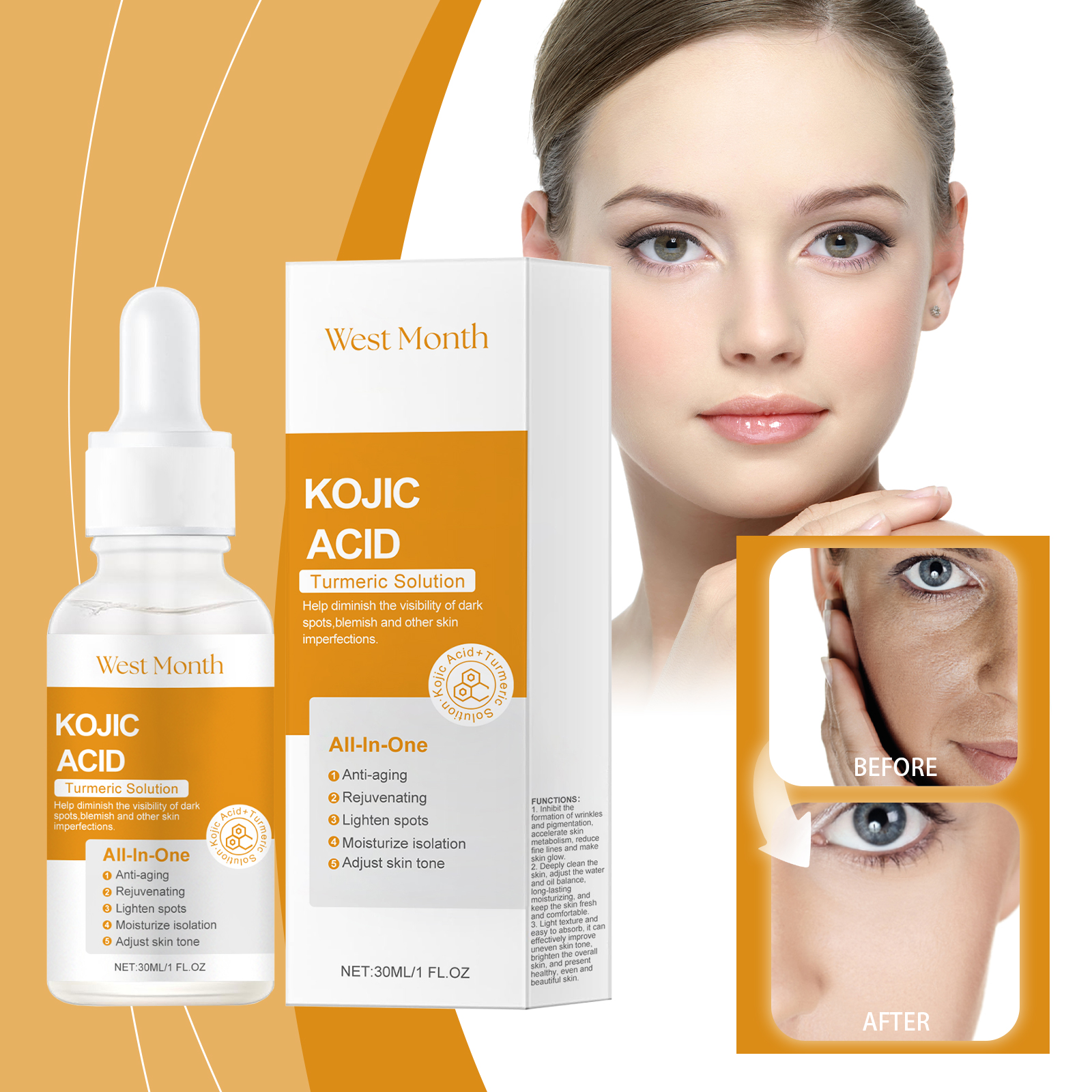 west-month-turmeric-acid-essence-hydrating-skin-skin-natural-shine-moisturizing-facial-essence
