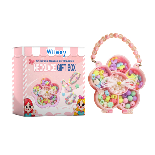 Wiieey 儿童串珠DIY手链项链礼盒 儿童玩耍乐趣女孩串珠饰品套装