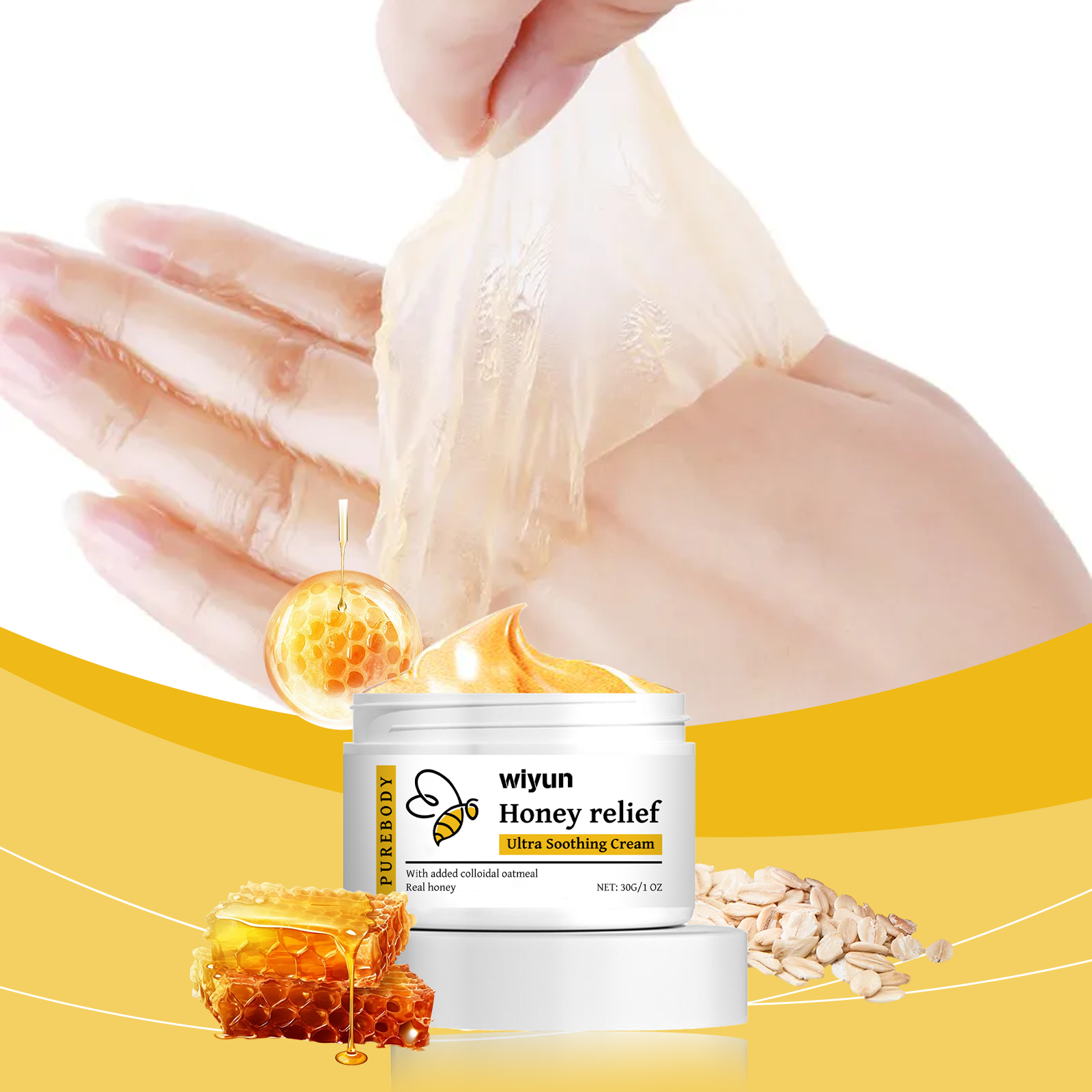 wiyun-honey-pulling-mask-gently-cleans-dead-skin-restores-moisture-nourishes-delicate-hands-and-feet-skin