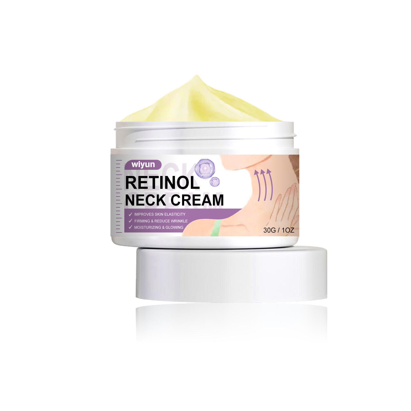 Wiyun Retinol Firming Lifting Neck Cream - Reverse Time, Reshape a Smooth, Taut Beautiful Neck