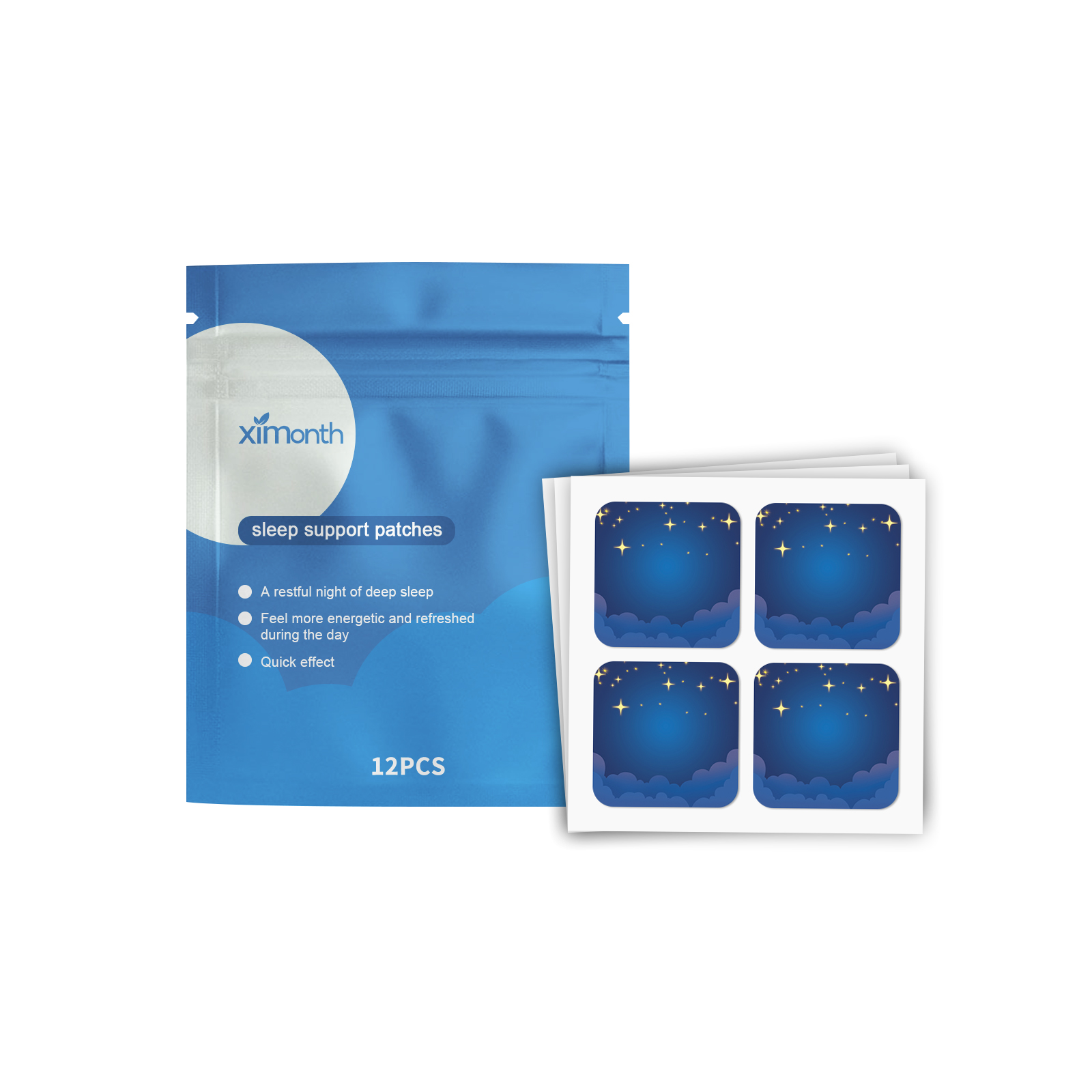Ximonth Sleep Patch: Natural Ingredients for Quick Sleep and Stress Relief