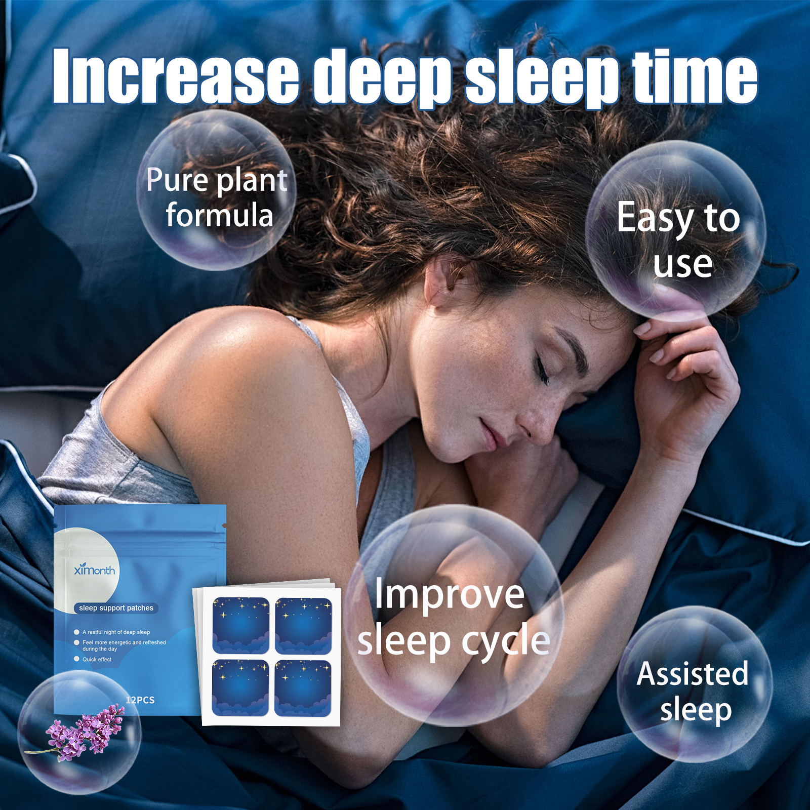 Ximonth Sleep Patch: Natural Ingredients for Quick Sleep and Stress Relief