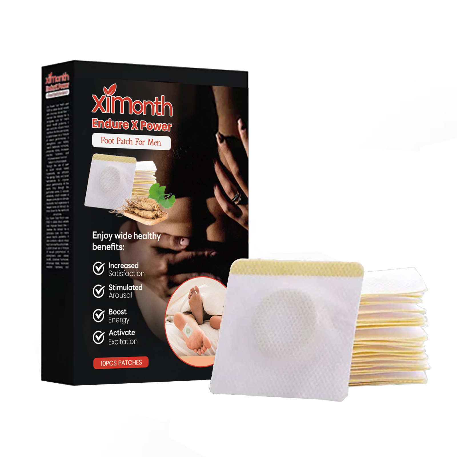 Ximonth Body Care Patch For Men, Men's Massage Body Maintenance Strong Vitality Long-Lasting Moisturizing Care