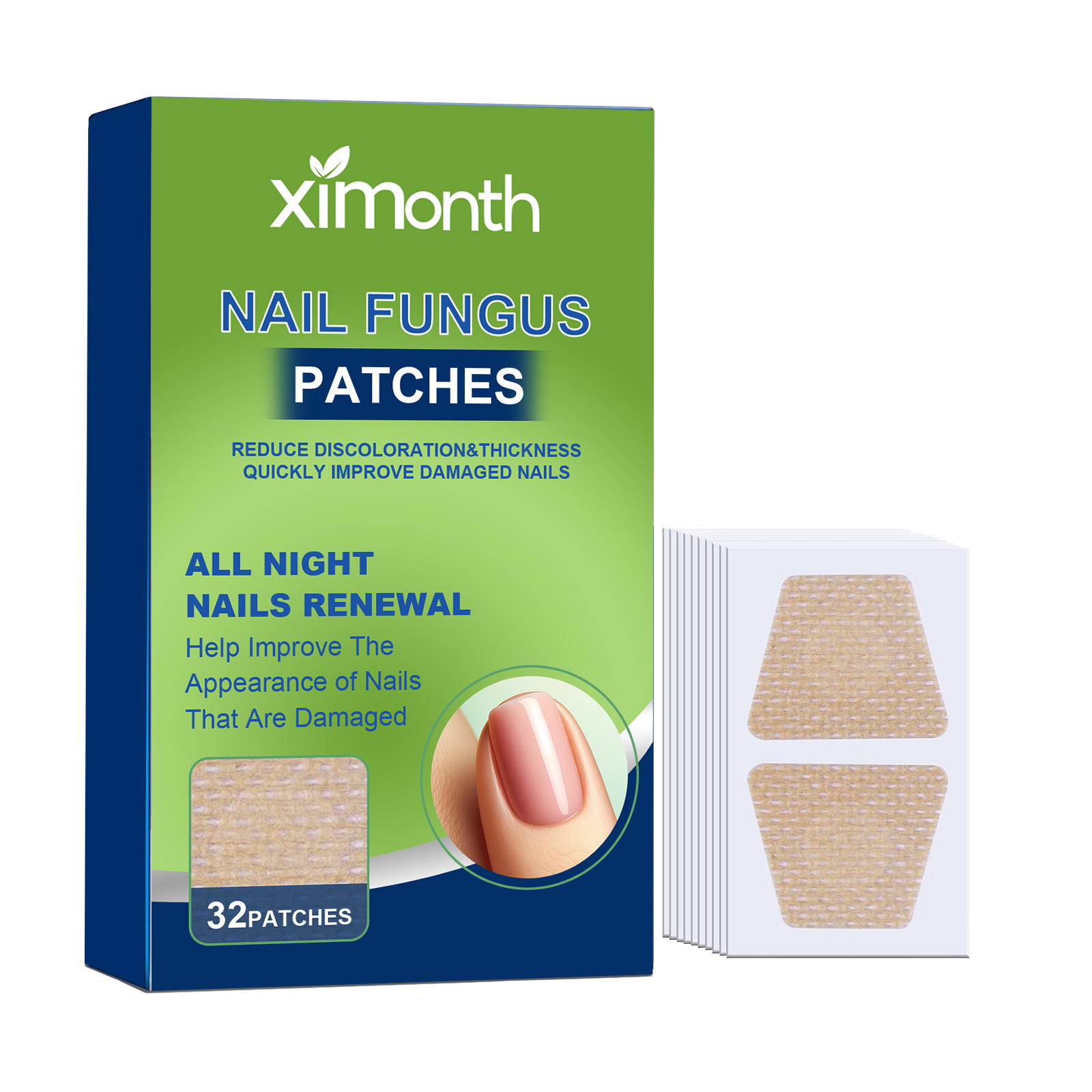 Ximonth 趾甲修护贴片 手足灰指甲烂趾甲软甲修护滋润美甲护理贴