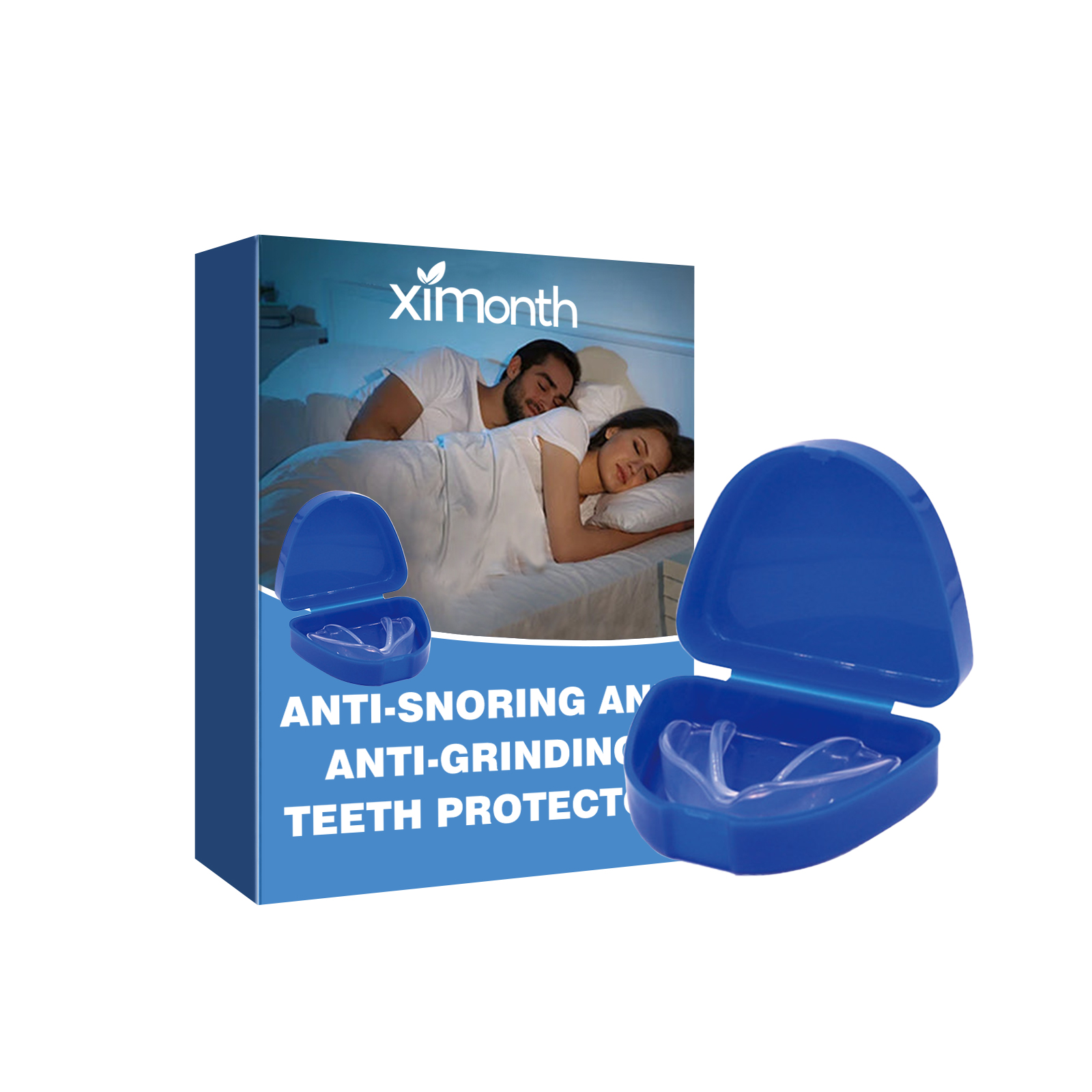 Ximonth Anti-Snoring Mouthguard: Sleep Soundly, Improve Sleep Quality, Eliminate Teeth Grinding