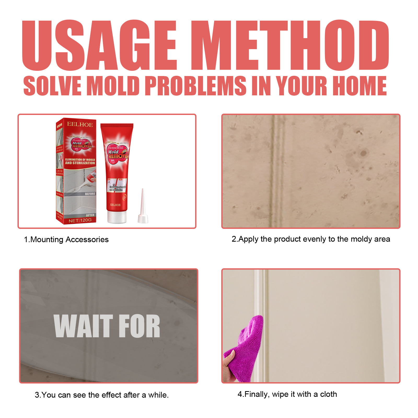 EELHOE Furniture And Tile Mold Removal Gel, Wall Cleaner Wholesale_voghion.com