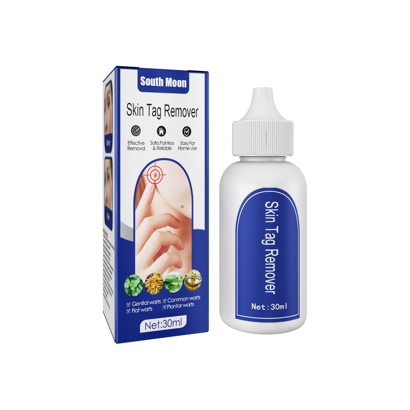 South Moon Wart Remover - Fast Removal of Moles & Skin Warts