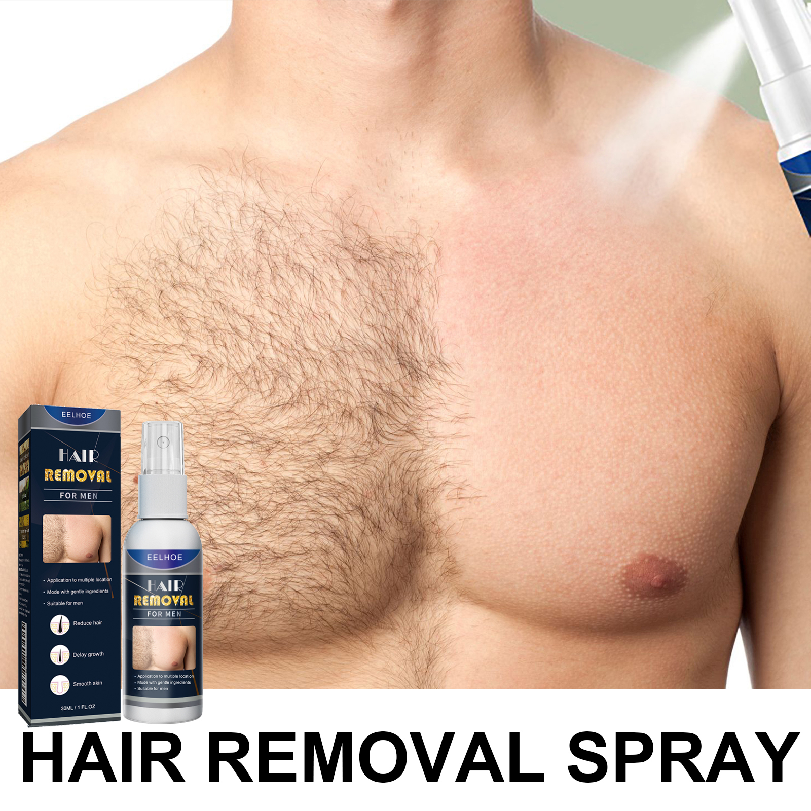 eelhoe-underarm-refreshing-hair-removal-spray-30ml-for-men-is-a-gentle-underarm-hair-removal-spray-that-does-not-irritate-and-removes-fine-and-smooth-hair