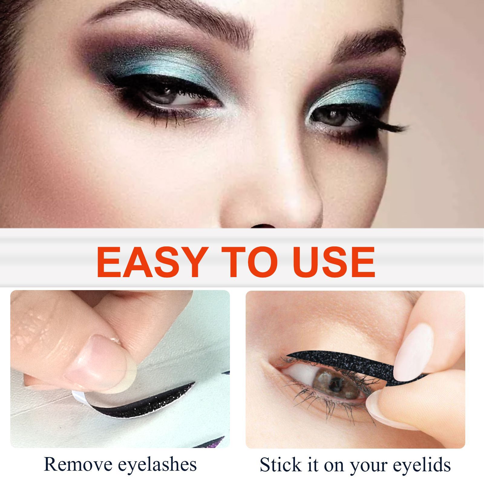 Self-adhesive Eyeliner And Eyelid Stickers For Natural Eye Makeup_voghion.com