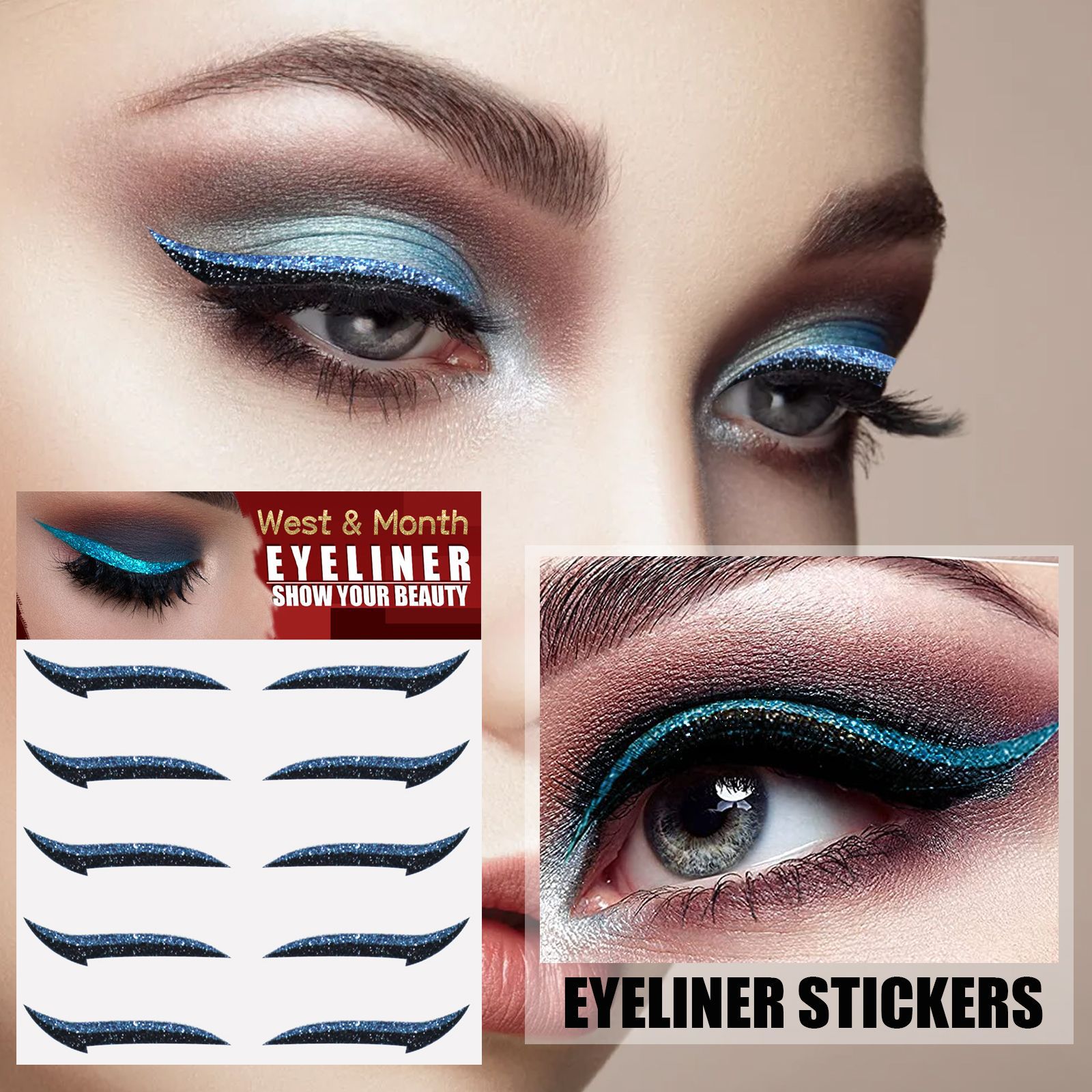 Self-adhesive Eyeliner And Eyelid Stickers For Natural Eye Makeup_voghion.com