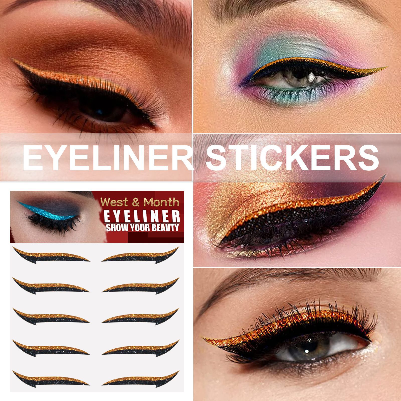 Self-adhesive Eyeliner And Eyelid Stickers For Natural Eye Makeup_voghion.com