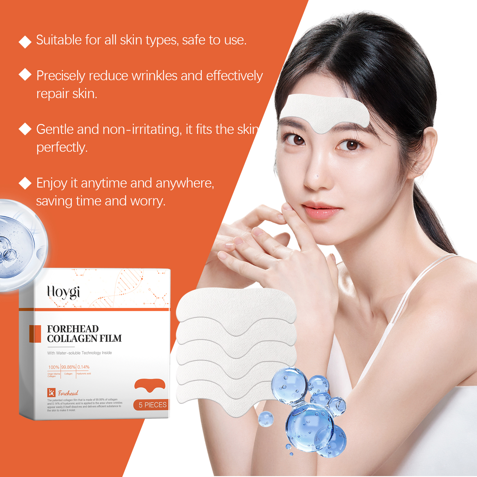 hoygi-hydrolyzed-collagen-patch-forehead-moisturizing-firming-reducing-wrinkles-nourishing-hydrating-lifting-and-rejuvenating-forehead-patch